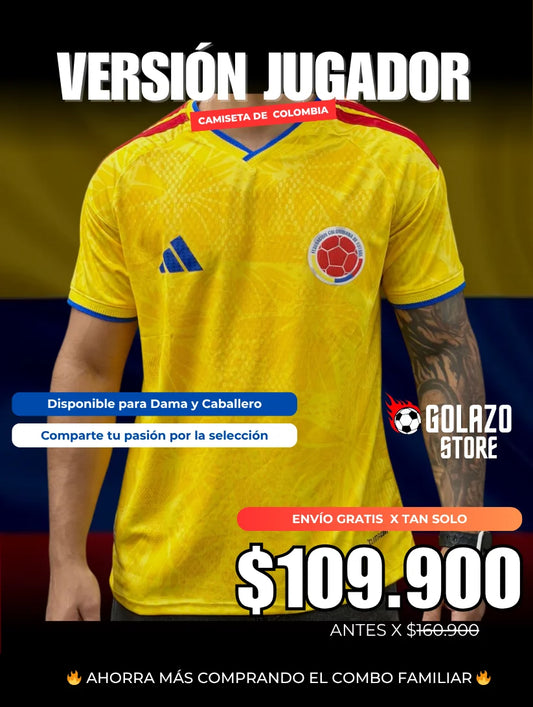 Camiseta de Colombia Versión Jugador